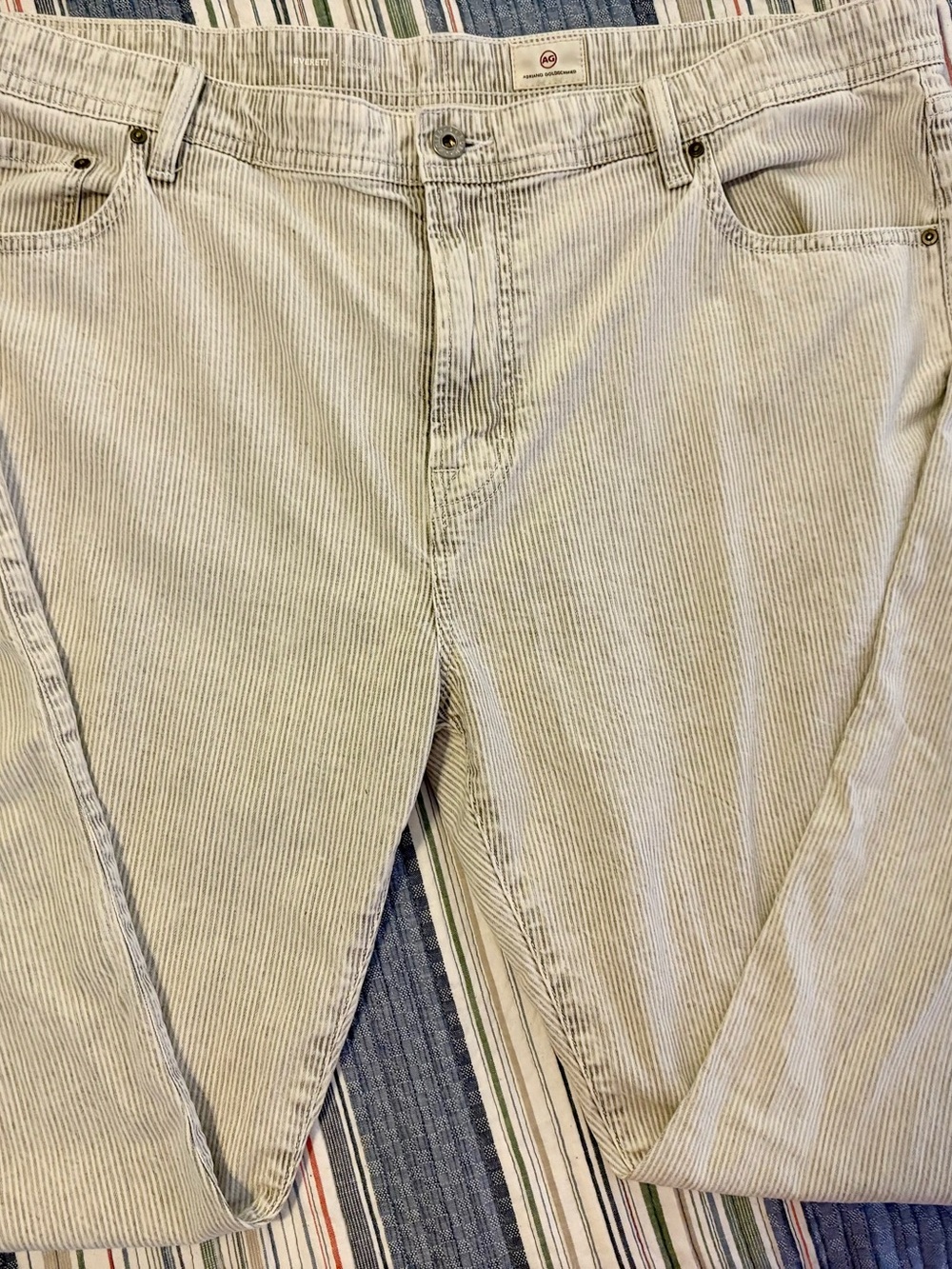 AG Everett slim straight leg lightweight corduroy pants. NWOT